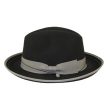 Men's Broner Wool Hat Classic Soft Fedora Swanky 73-141 Black image 5