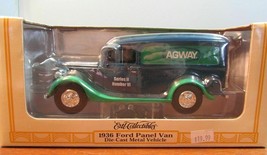 Vintage Agway 1936 ford panel van diecast ertl Truck Collectors Bank w/box - $21.60