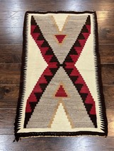 Antique Navajo Rug 2x4 Collectible Native American Wool Handmade - £1,597.91 GBP
