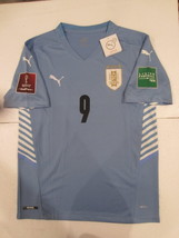 Luis Suarez Uruguay 2022 World Cup Qualifiers Match Home Soccer Jersey 2020-2021 - £79.93 GBP