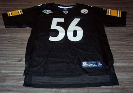 PITTSBURGH STEELERS #56  WOODLEY NFL FOOTBALL Super Bowl JERSEY YOUTH LARGE - £15.55 GBP