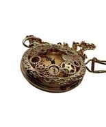 Steampunk Fantasy Medal: Vintage Gold Quartz Pocket Watch - $32.61 CAD