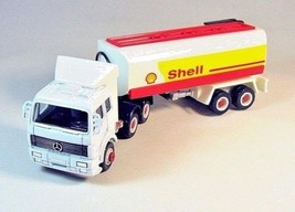 MERCEDES-BENZ TRUCK (SHELL GASOLINE), WELLY DIECAST CAR/TRUCK COLLECTOR&#39;... - $32.81