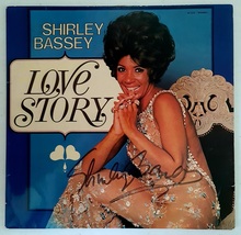 Shirley Bassey Autographed &#39;Love Story&#39; COA #SB58972 - £546.58 GBP