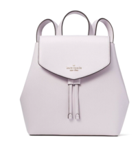 New Kate Spade Lizzie Saffiano Leather Medium Flap Backpack Lilac Moonlight - £91.05 GBP