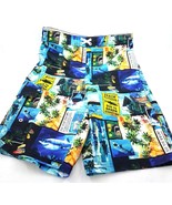 OP Ocean Pacific Shark Print Board Shorts Swim Trunks Lined Boys Youth XXL 2XG - $12.71