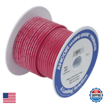 Ancor 102810 Tinned Copper Marine Wire, 16 AWG Red - 100ft - $30.67