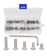 50Pcs M5 Button Head Torx Security Screws Kit, Stainless Steel, T25 Wrench - $30.69 CAD
