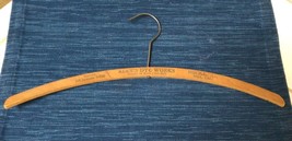 Vintage Wooden Clothes Hanger Advertising Alex&#39;s Dye Works Bell Calif. ~... - $24.14