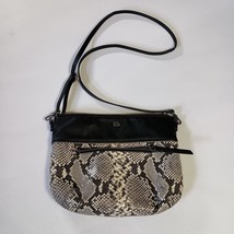 Crossbody The Sak Oleta Leather Purse Shoulder Bag Snakeskin Pattern Cas... - $354.73 MXN