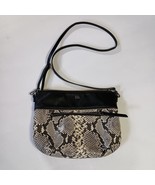 Crossbody The Sak Oleta Leather Purse Shoulder Bag Snakeskin Pattern Cas... - $354.73 MXN