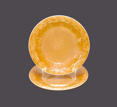 Anchor Hocking | Fire King Peach Luster Laurel all-peach glass dinner plates. - £29.90 GBP
