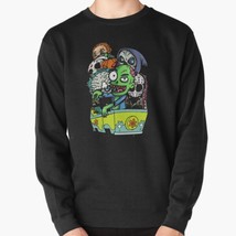  Satanic Bus Halloween Monsters Sa&#39; Men&#39;s Pullover Black Sweatshirt - £26.14 GBP