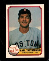 1981 Fleer #221 Carl Yastrzemski Nmmt Red Sox Hof *X104372 - £3.09 GBP