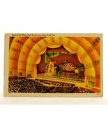 Radio City Music Hall Auditorium, Vintage Color Post Card, Unposted, CRD... - $13.22 CAD