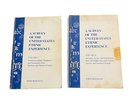 A Survey of the United States Ethnic Experience Vol I &amp; II by John Boatman 1992 - $19.80