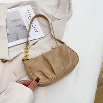 Women PU Leather Retro Bag Khaki1 - £7.23 GBP