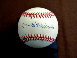 Phil Niekro Hof Braves Yankees Signed Auto Vintage Onl Game Baseball Jsa - £94.93 GBP