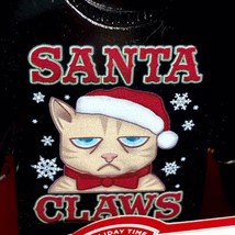 Santa Claws Grumpy Cat Ornament Holiday Time Christmas Sweater Original Box - £5.49 GBP