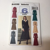 Butterick 4596 Size 6-12 Six Easy Dresses - $12.86