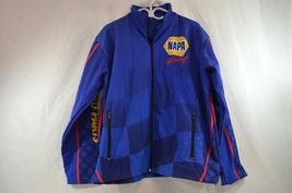 NAPA Auto Parts Racing Jacket Modus Canada Blue Mens Large Full Zip Poly... - £68.18 GBP