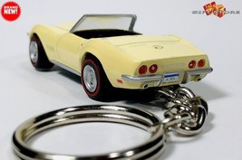 Rare Keychain Vanilla 1968~69 Chevy Corvette C3 Cabrio Custom Ltd Great Gift - £35.28 GBP