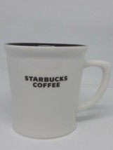 STARBUCKS COFFEE 2009 White Brown Oversized Coffee Mug Cup 16 oz New Bon... - £11.74 GBP