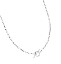 Sterling Silver 2.5mm Paper Clip Link Toggle - $252.50