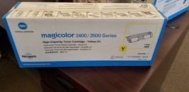 Konica Minolta Magicolor 2400/2500 Hi Capacity Tnr Cartridge Yellow 1710... - $29.99