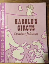 Harold&#39;s Circus by Crockett Johnson (1959) Scholastic Paperback, Purple ... - $37.01 MXN