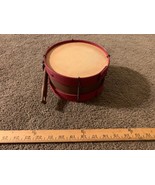 ANTIQUE WOOD   DRUM  7&quot; BY 3 1/2  excellent used condition  - $4,704.19 MXN