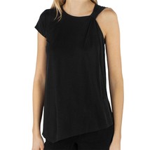 Generation Love black cupro blend Kylie asymmetric top extra small MSRP 124 - £20.03 GBP
