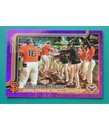 2025 Topps Series 2 San Francisco Giants Team Card #514 Purple Foil #&#39;d ... - $6.73 CAD