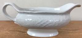 Vtg Oscar De La Renta Old Dresden White Porcelain Gravy Sauce Boat West Germany - £62.94 GBP