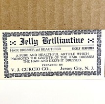 Jelly Brilliantine Beauty Products V.J. Curcio Antique Labels 1920-30s 1... - £11.12 GBP