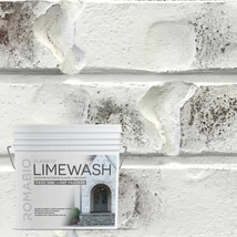 Bianco White Limewash Interior/Exterior Paint Nontoxic Formula High UV - £55.22 GBP