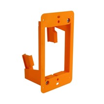 Slim Single Gang Open Back Low-Voltage Plastic Bracket (Orange) - £10.39 GBP