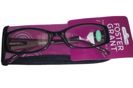 Foster Grant Naomi Readers Reading Glasses With Case +1.50 New - £5.03 GBP