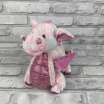 Ganz Webkinz Whimsy Dragon Sparkle Pink Plush Stuffed Toy NO CODE 7&quot; - $15.95