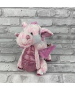 Ganz Webkinz Whimsy Dragon Sparkle Pink Plush Stuffed Toy NO CODE 7&quot; - £12.47 GBP