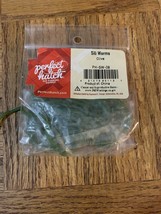 Perfect Hatch Fishing Bait Sili Worms Olive - $11.76
