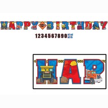Tonka Trucks Jumbo Letter Banner Happy Birthday Supplies 1 Per Package New - $8.95