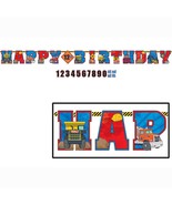 Tonka Trucks Jumbo Letter Banner Happy Birthday Supplies 1 Per Package New - $165.66 MXN