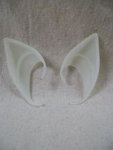 Latex Elf Ears Glow in Dark Fantasy Cosplay Pixie Fairy Dwarf Devil Hobb... - $12.36 CAD
