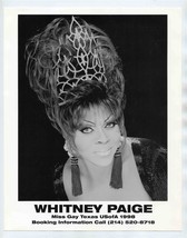 Whitney Page Photo Miss Gay Texas US of A 1998  - £13.98 GBP