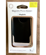 Mag Safe Pop Socket Magnetic Phone Wallet Black New in Box - $17.91 CAD