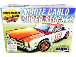 Skill 2 Model Kit 1971 Chevrolet Monte Carlo Super Stocker 1/25 Scale Model by - £41.05 GBP