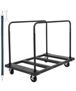 VEVOR Drywall Cart, 1800 LBS Panel Dolly Cart with 45.28&quot; x 29.13&quot; Deck ... - £136.55 GBP