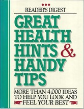 Reader&#39;s Digest Great Health Hints And Handy Tips Hard Cover Book 1994 - £3.97 GBP