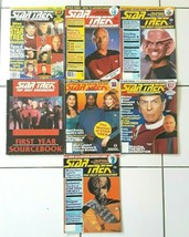 Star Trek The Next Generation Official Magazine&#39;s Lot Of 7 - £7.58 GBP